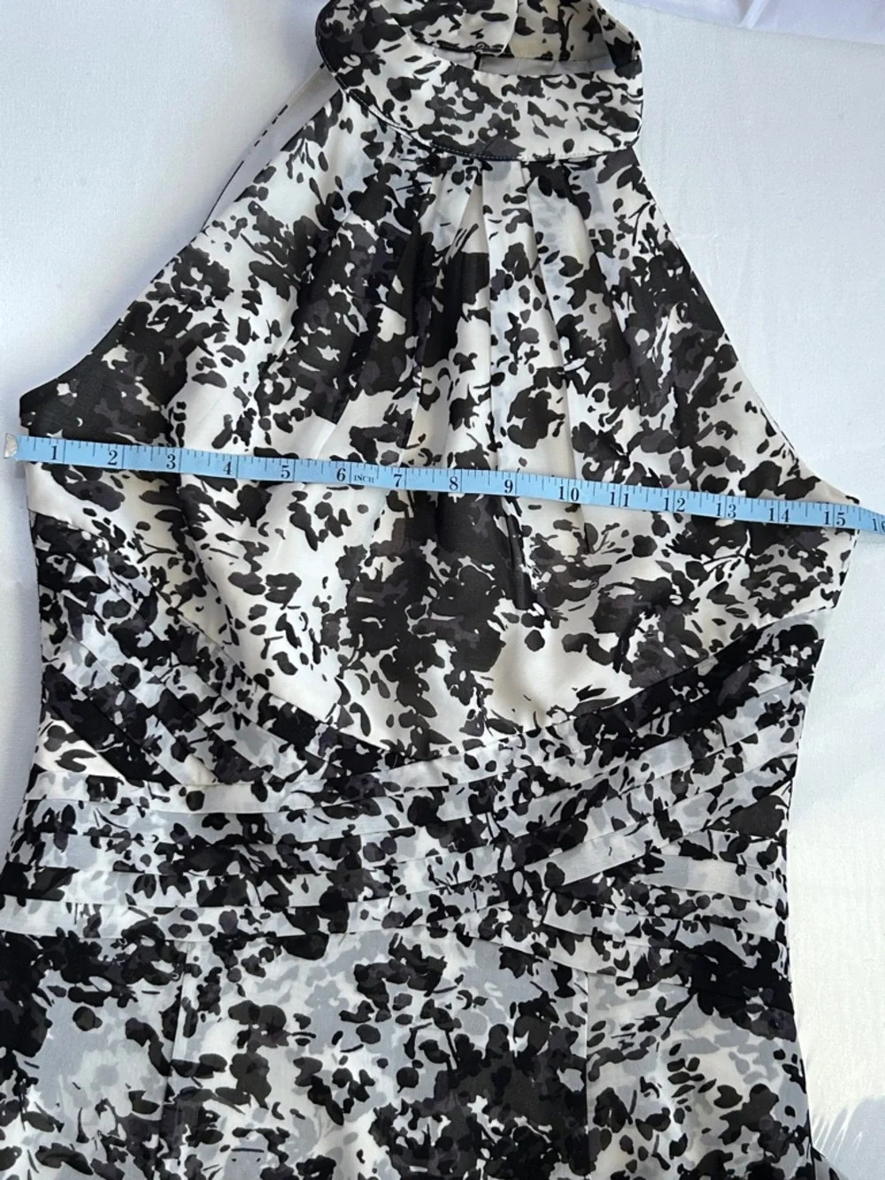 White House Black Market Chifon Halter Floral-Print Midi Dress - Picture 11 of 15